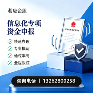 三明信息化专项资金申报服务