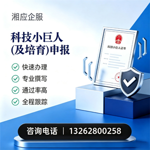 三明科技小巨人及培育企业申报服务