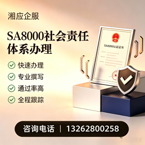 三明SA8000社会责任体系认证服务